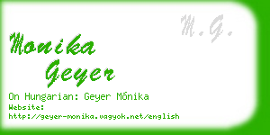 monika geyer business card