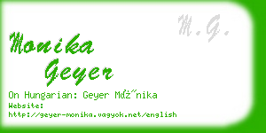 monika geyer business card